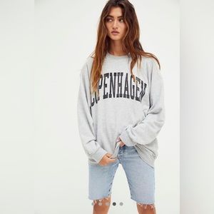 Free People Copenhagen Sweatshirt NWOT